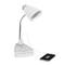 LimeLights 18.5" Gooseneck Desk Lamp with Tablet Stand and Charging Outlet